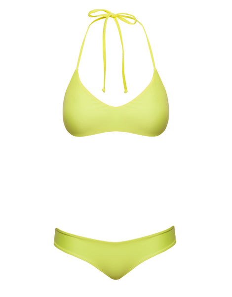 REVERSIBLE SURF TOP - MINT YELLOW